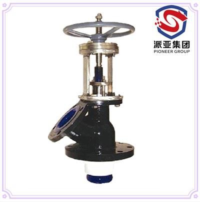 Válvula de fondo de descarga revestida de vidrio